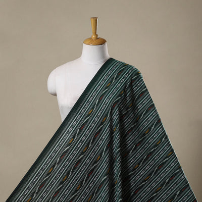 Cotton pochampally dabi ikat fabric 19 - handcrafted