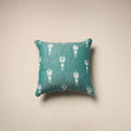 Cotton pochampally ikat cushion cover 41 - handcrafted