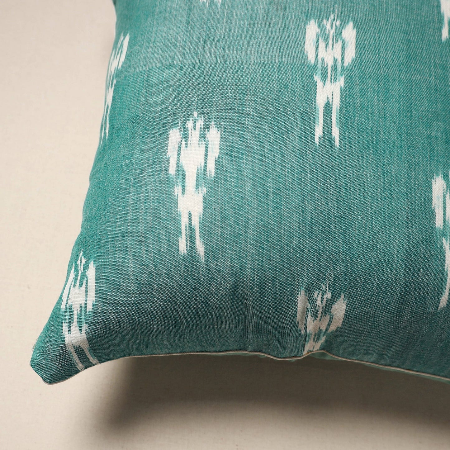 Cotton pochampally ikat cushion cover 41 - handcrafted