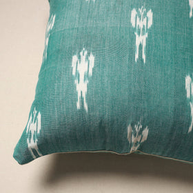 Cotton pochampally ikat cushion cover 41 - handcrafted