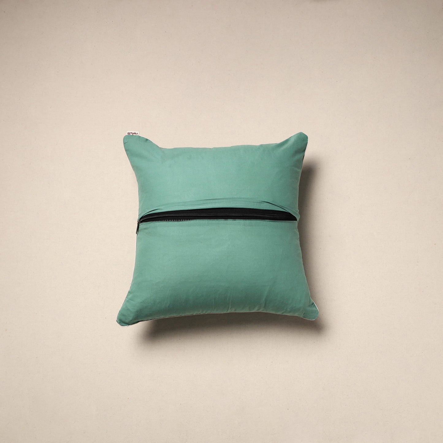 Cotton pochampally ikat cushion cover 41 - handcrafted