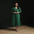 Cotton pochampally ikat dress 11 - handcrafted