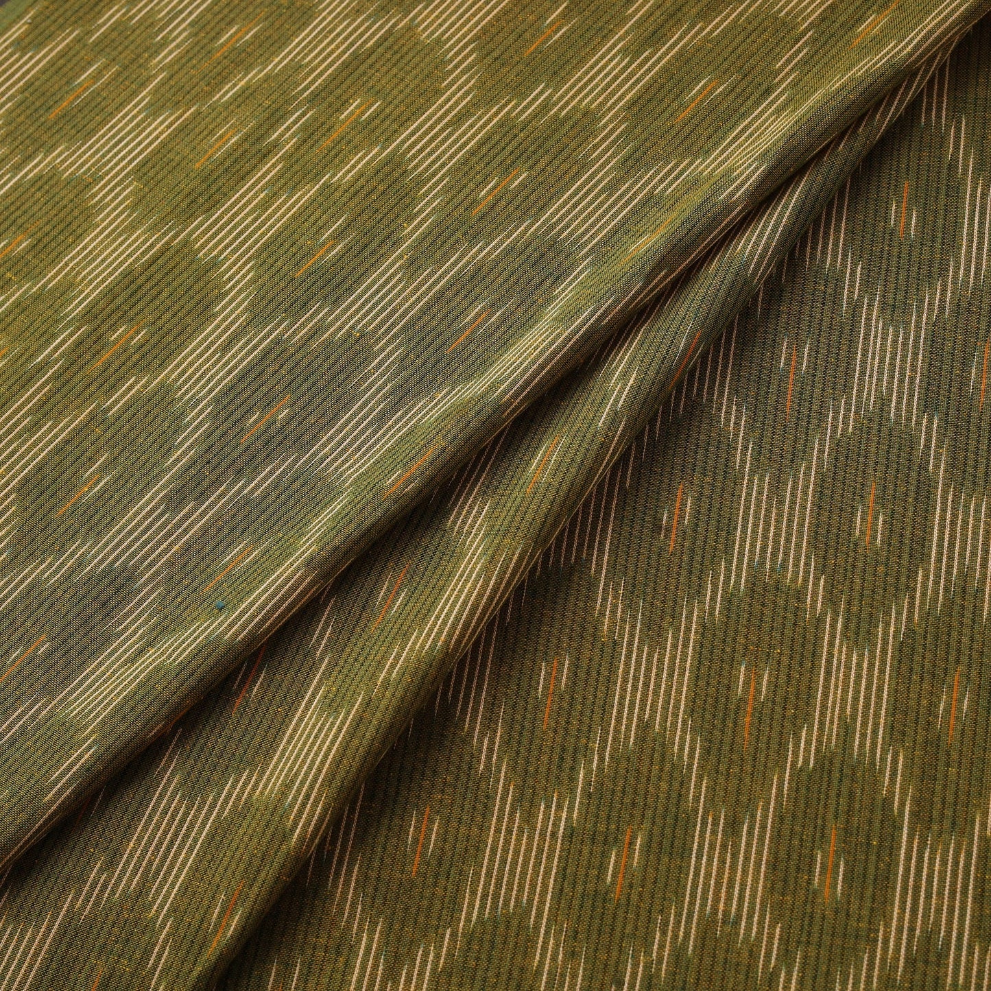 Cotton pochampally ikat fabric 03 - handcrafted