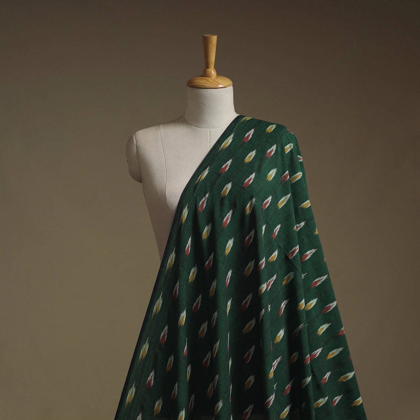 Cotton pochampally ikat fabric 07 - handcrafted