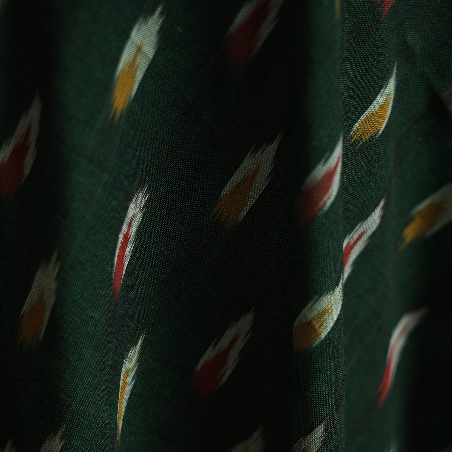 Cotton pochampally ikat fabric 07 - handcrafted