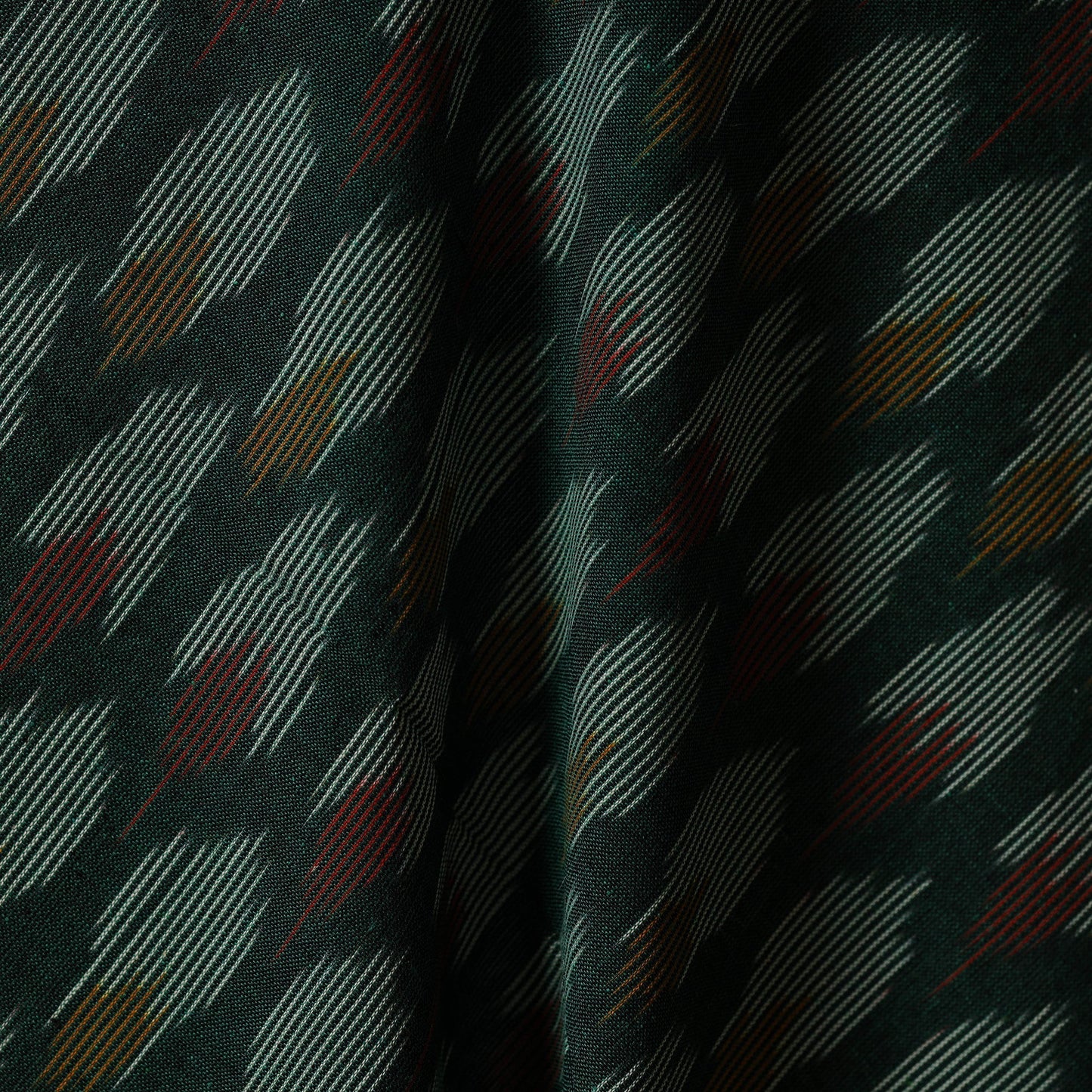 Cotton pochampally ikat fabric 08 - handcrafted