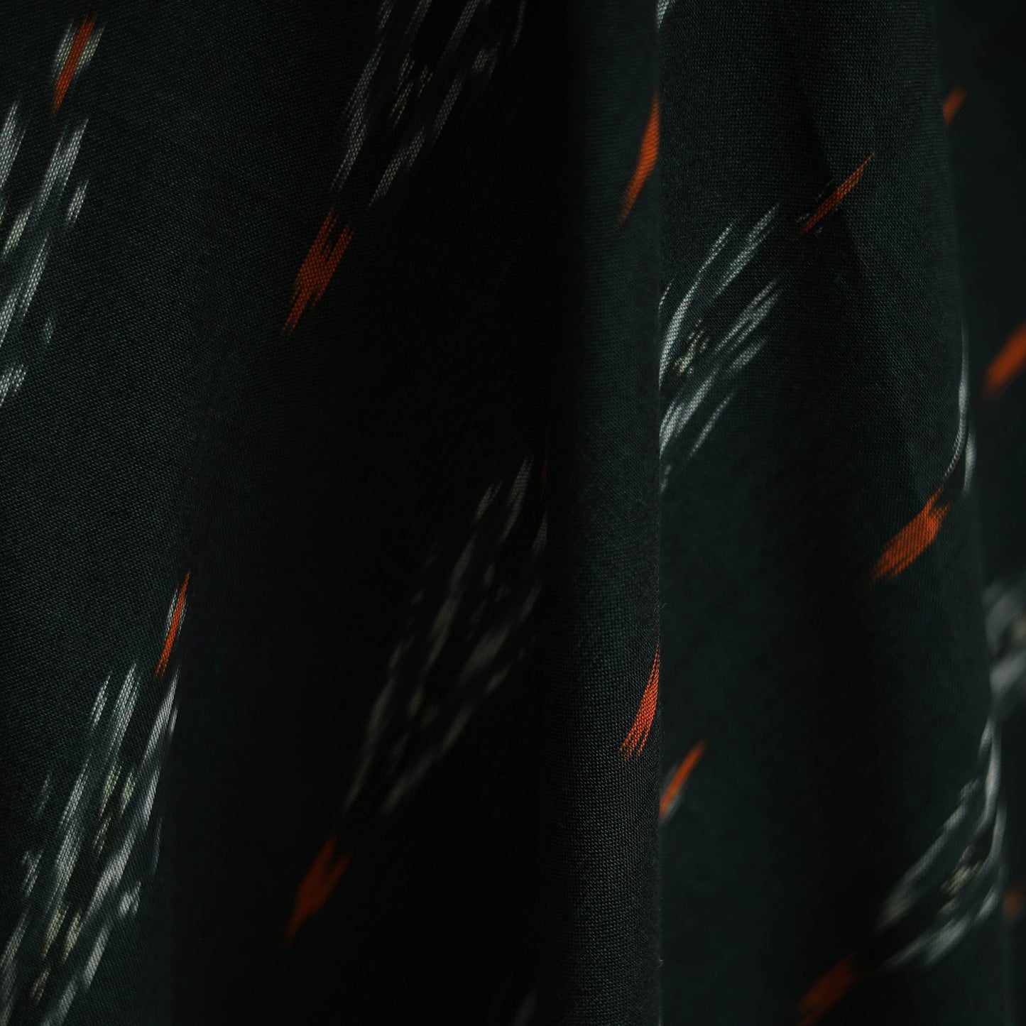 Cotton pochampally ikat fabric 08 - handcrafted