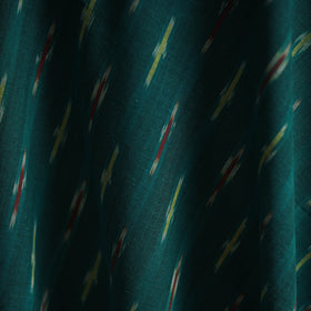 Green - cotton pochampally ikat fabric 13 - handcrafted