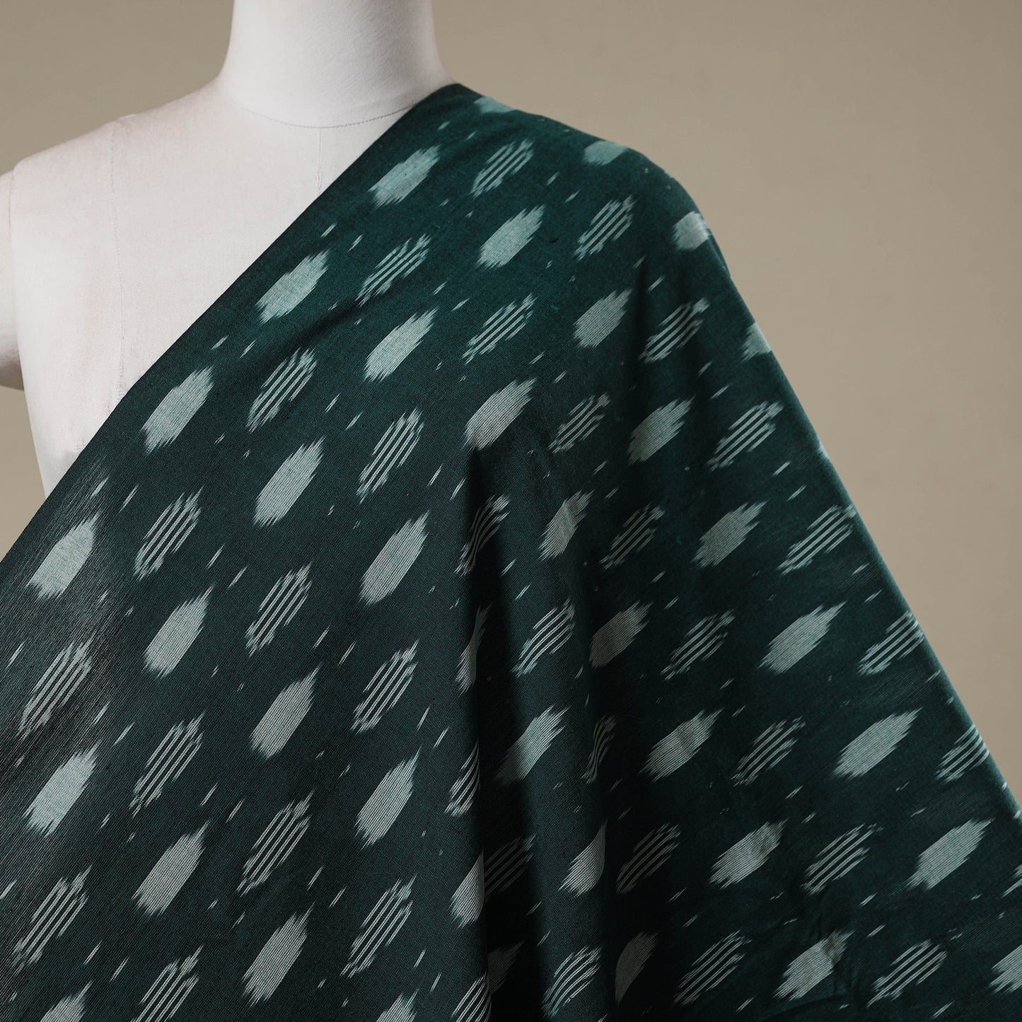 Cotton pochampally ikat fabric 13 - handcrafted