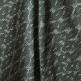 Grey - cotton pochampally ikat fabric 14 - handcrafted