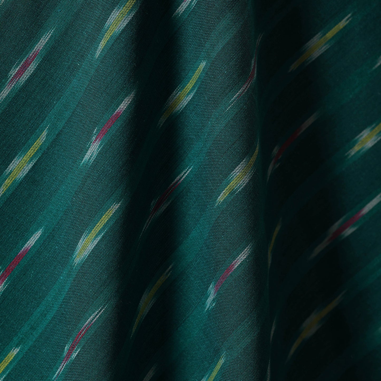 Cotton pochampally ikat fabric 18 - handcrafted