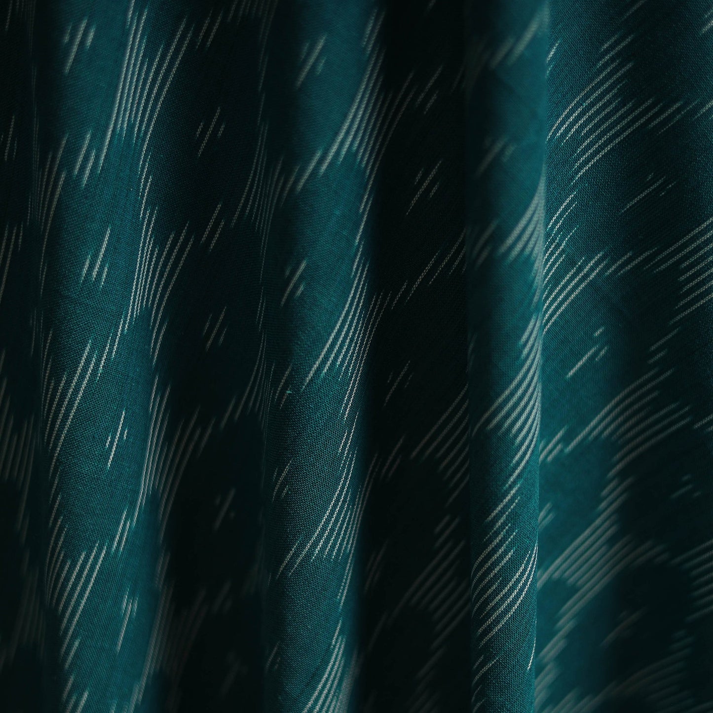 Cotton pochampally ikat fabric 27 - handcrafted
