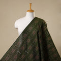 Green - cotton sambalpuri ikat fabric 07 - handcrafted