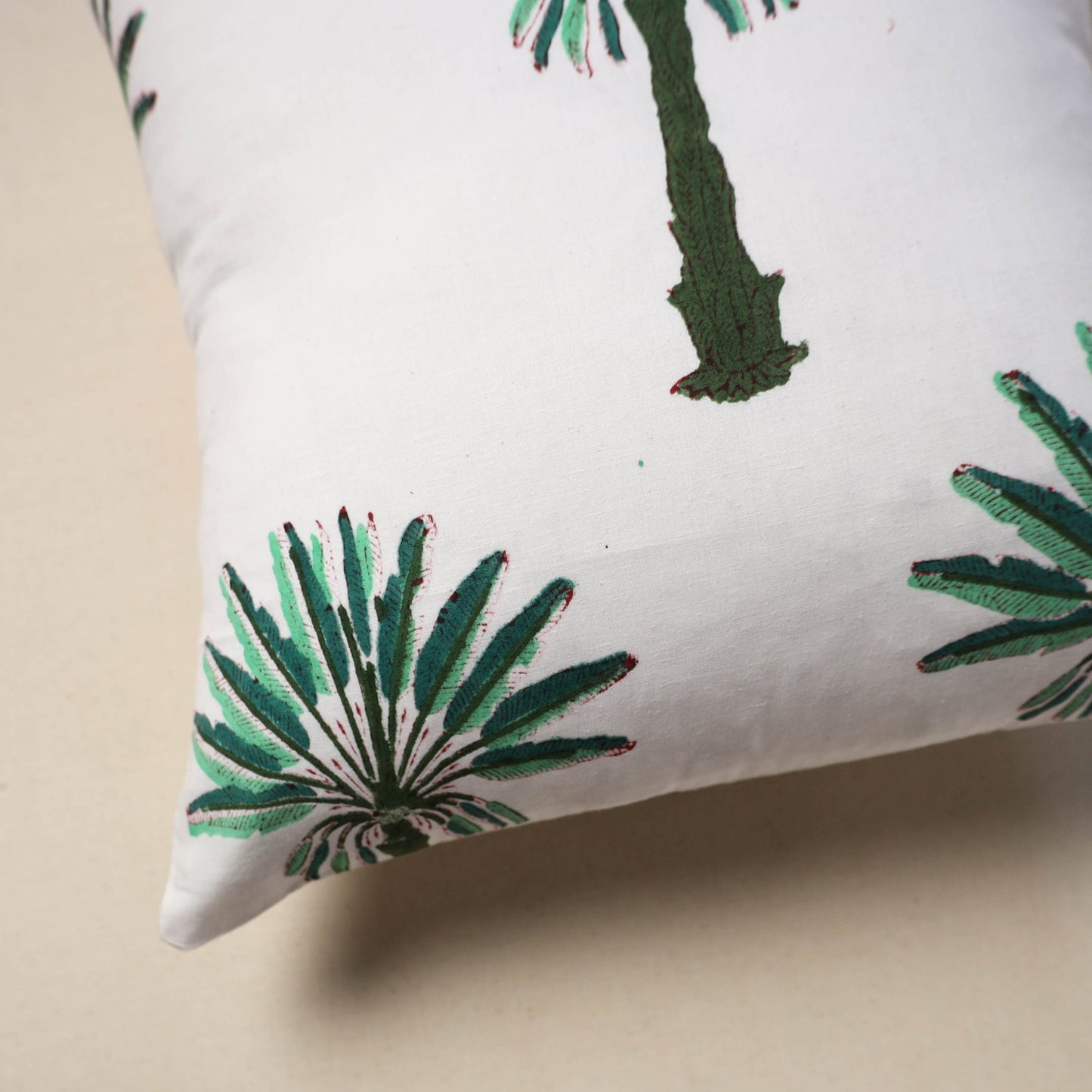 Cotton sanganeri cushion cover (16 x 16 in) 109