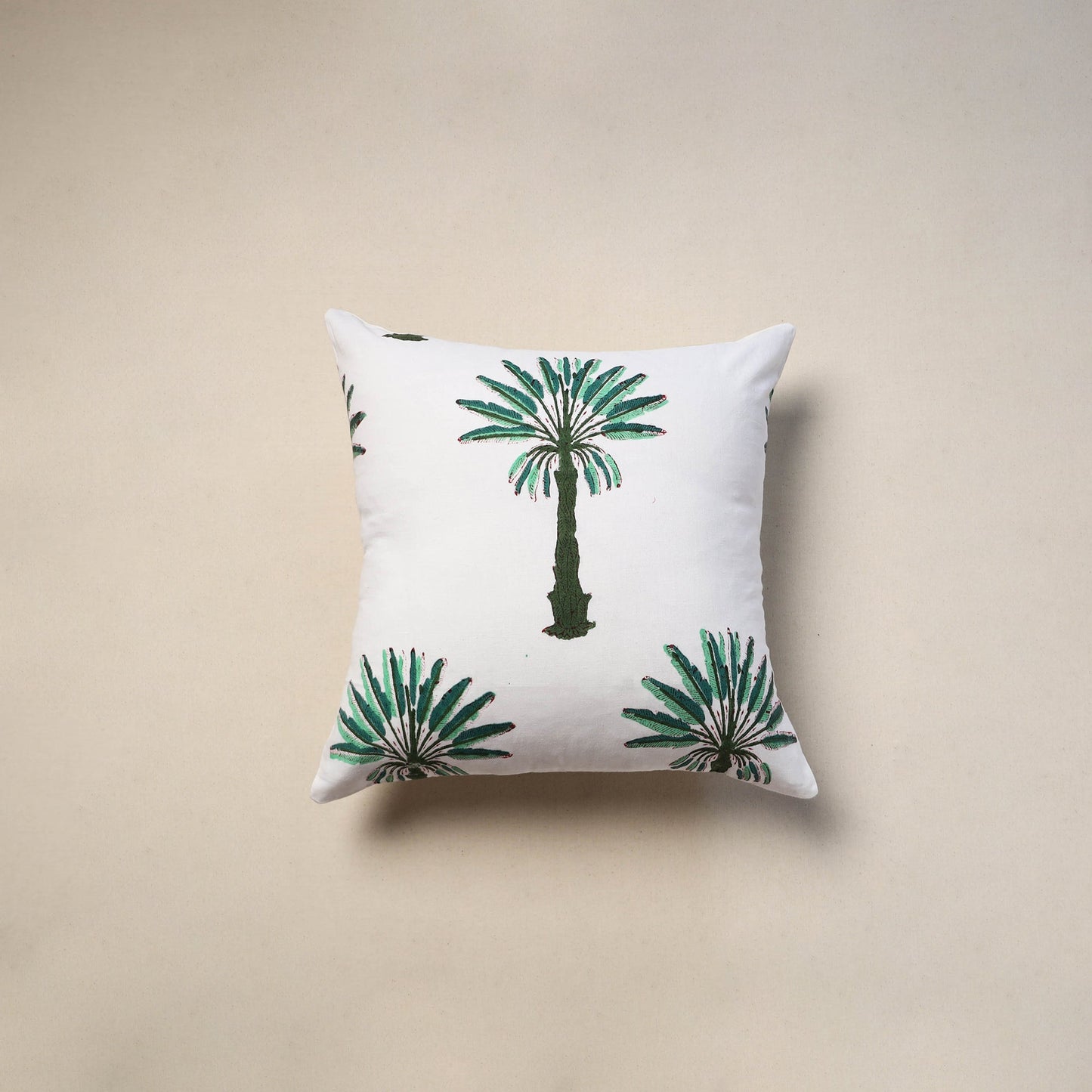 Cotton sanganeri cushion cover (16 x 16 in) 109