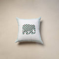 Cotton sanganeri cushion cover (16 x 16 in) 112