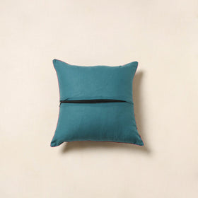 Green - cotton sanganeri cushion cover 29 - handcrafted