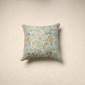 Cotton sanganeri cushion cover 37 - handcrafted