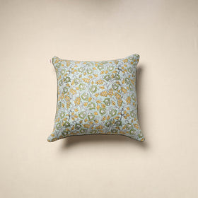 Cotton sanganeri cushion cover 37 - handcrafted