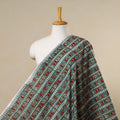 Green - cotton sanganeri fabric 04 - handcrafted