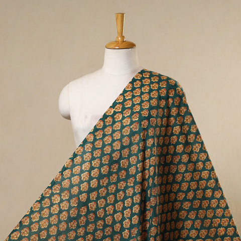 Green - cotton sanganeri fabric 24 - handcrafted