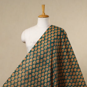 Green - cotton sanganeri fabric 24 - handcrafted