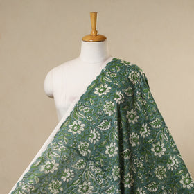 Green - cotton sanganeri fabric 24 - handcrafted