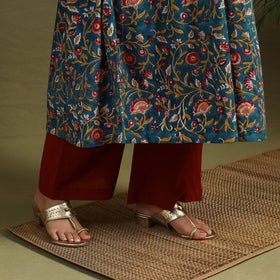 Green - cotton sanganeri kurta set (set of 3) 07