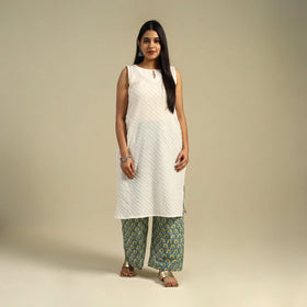  Block Print Cotton Sanganeri Palazzo 