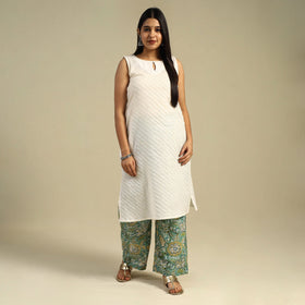  Block Print Cotton Sanganeri Palazzo 