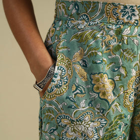  Block Print Cotton Sanganeri Palazzo 