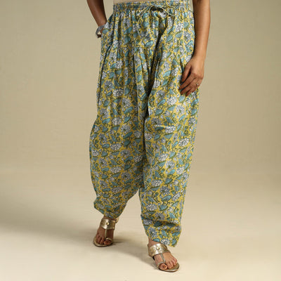 Buy Block Print Cotton Sanganeri Salwar