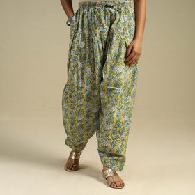 Buy Block Print Cotton Sanganeri Salwar