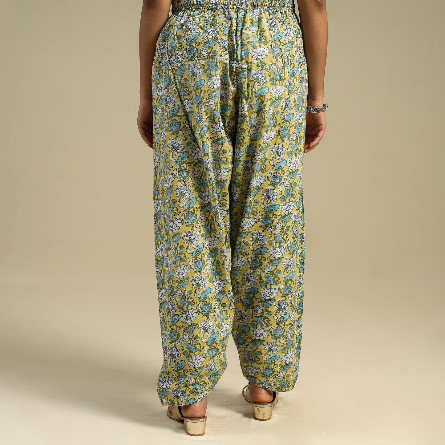 Buy Block Print Cotton Sanganeri Salwar