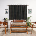Green - cotton window pochampally ikat curtain (5 x 3 feet)