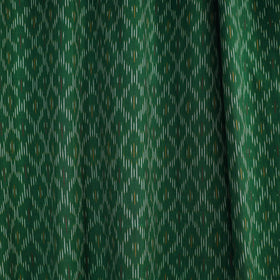 Green - cotton window pochampally ikat curtain (5 x 3 feet)