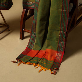 Dharwad cotton 3pc unstitched dress material with border 09