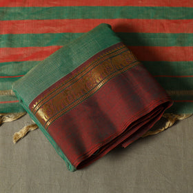 Dharwad cotton 3pc unstitched dress material with border