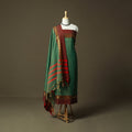 Dharwad cotton 3pc unstitched dress material with border