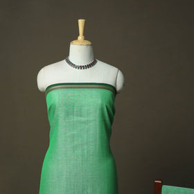 Dharwad cotton 3pc unstitched dress material with border 33