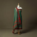 Dharwad cotton 3pc unstitched dress material with border 73