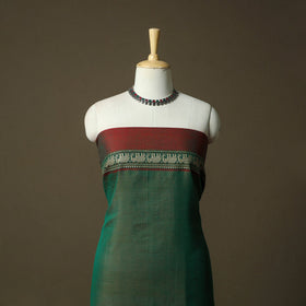 Dharwad cotton 3pc unstitched dress material with border 73