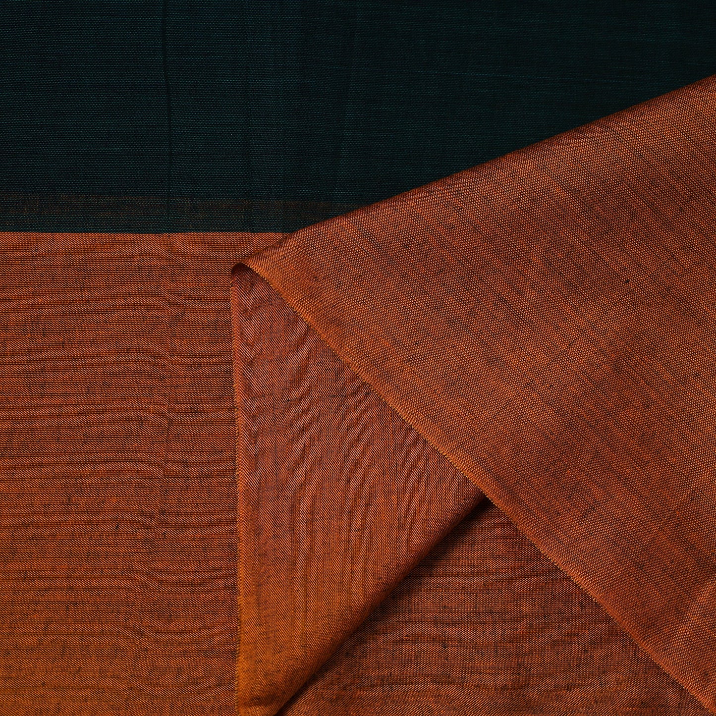 Green - dharwad cotton fabric 15 - handcrafted