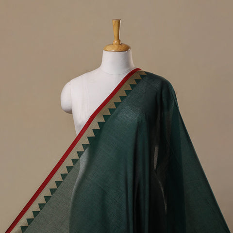 Dharwad cotton fabric with border 12 - handcrafted