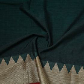 Dharwad cotton fabric with border 12 - handcrafted