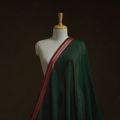 Dharwad cotton fabric with border 22 - handcrafted