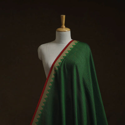 Dharwad cotton fabric with border 31 - handcrafted