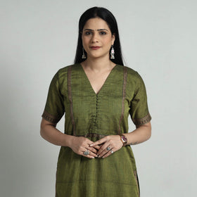 Buy Dharwad Cotton Kurta with Palazzo & Dupatta Set Online at iTokri.com