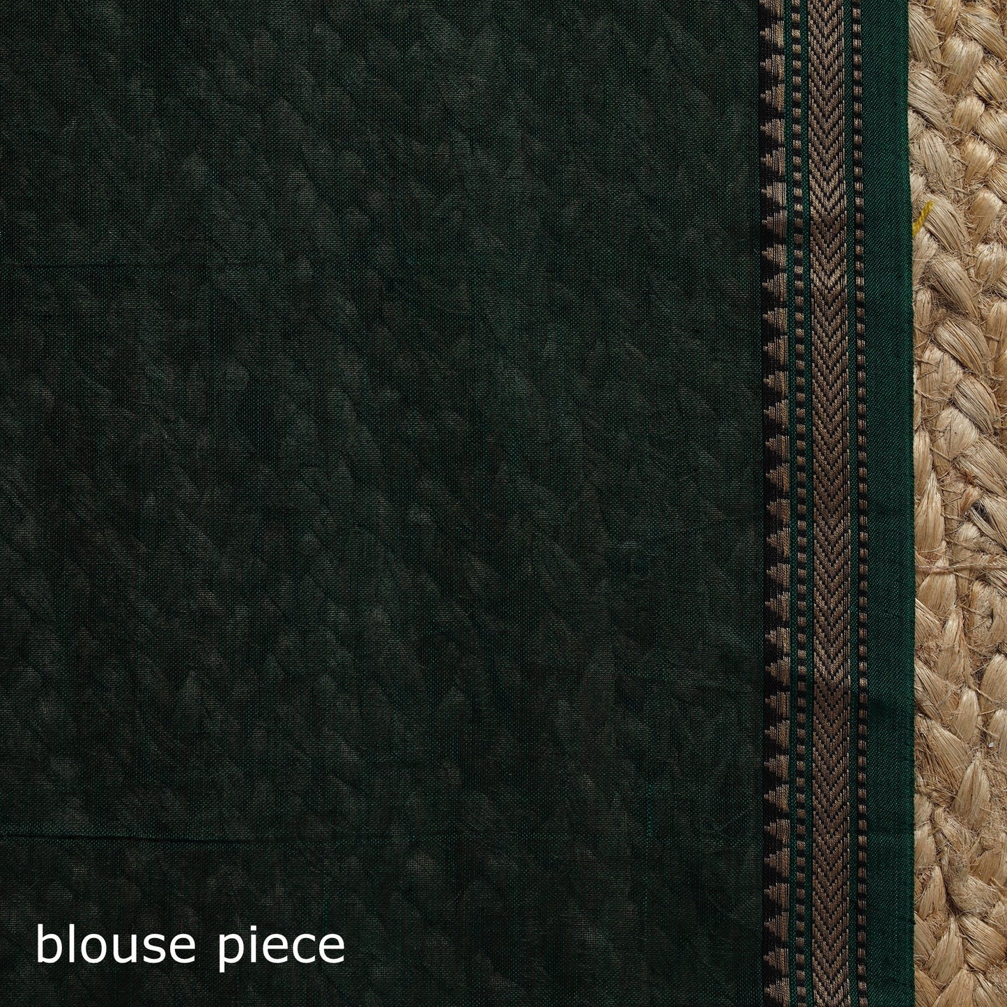 Dharwad cotton saree with border 02 - handcrafted