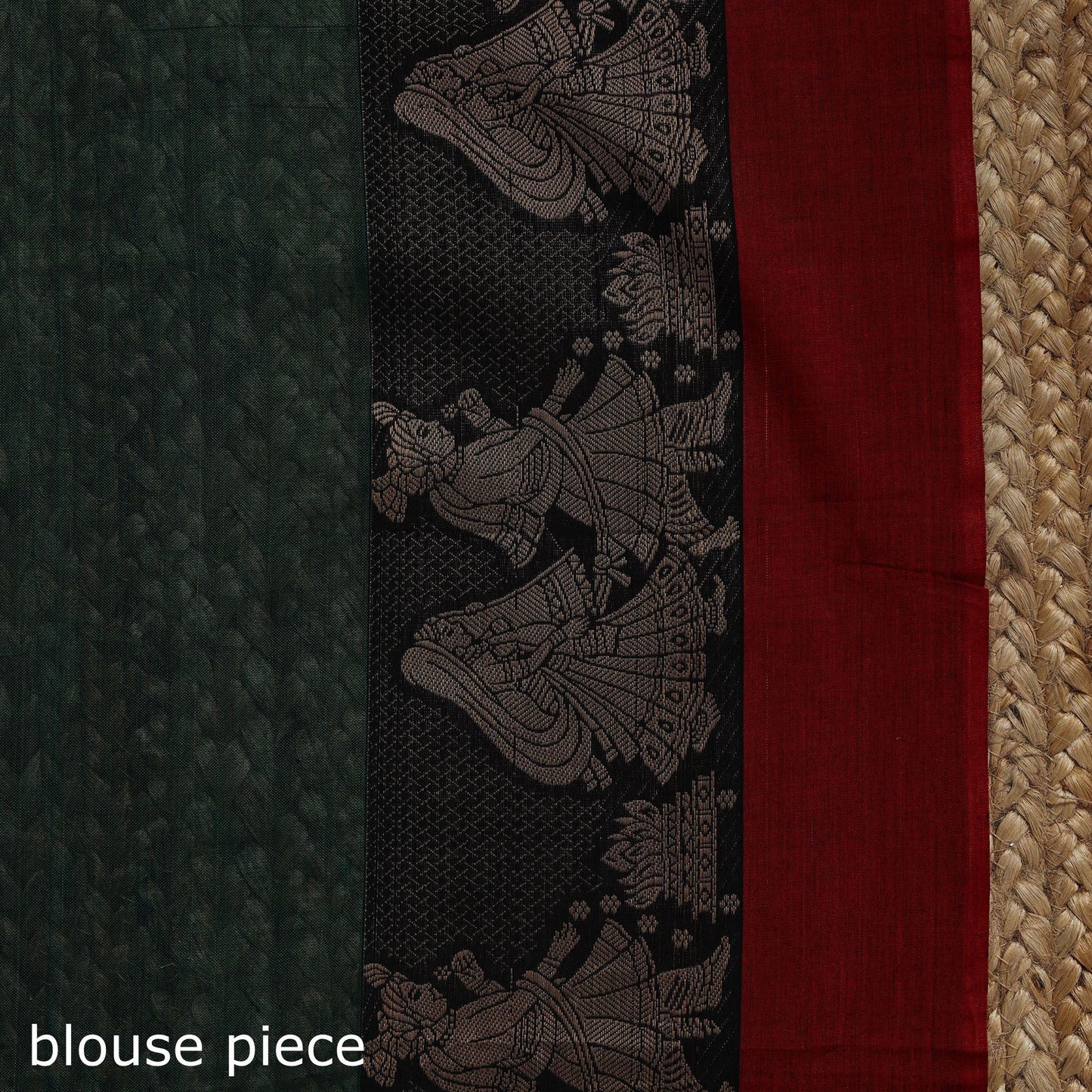 Dharwad cotton saree with border 04 - handcrafted